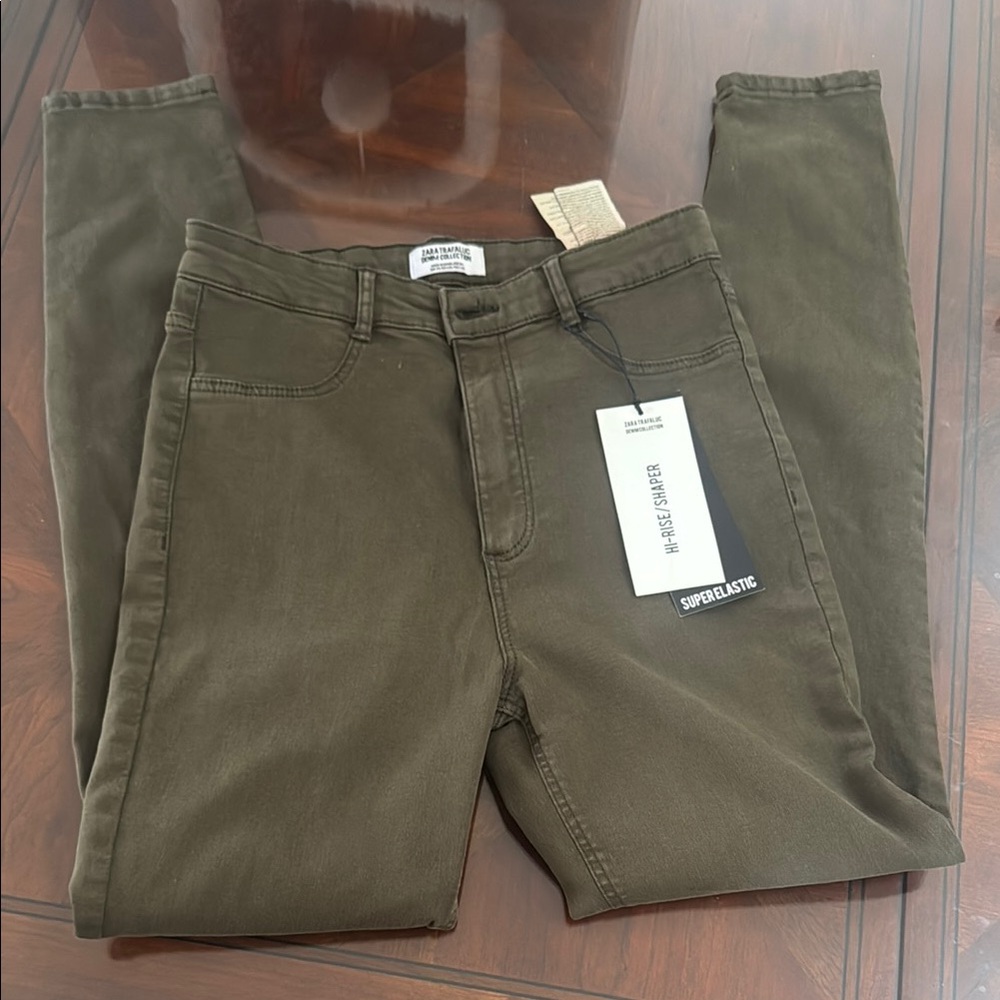 Zara Olive Green Pants